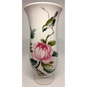 Kaiser Porcelain Vase by A.K.Kaiser CO made in Germany Bird w/Flower